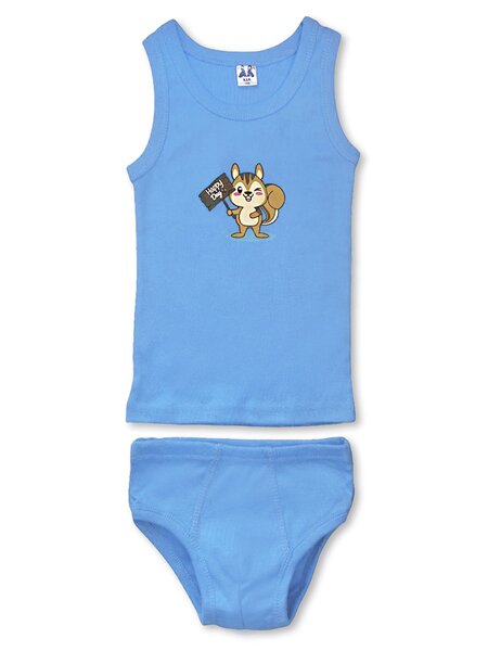 Комплект Мальчикам K&r baby Синий светлый Зверёк (фото 1)