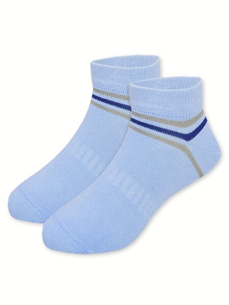 Носки Мальчикам Борисоглебский трикотаж Голубой Полоски (фото 1)