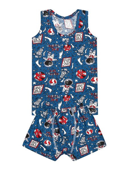 Комплект Мальчикам Россия Синий тёмный Космос (фото 1)