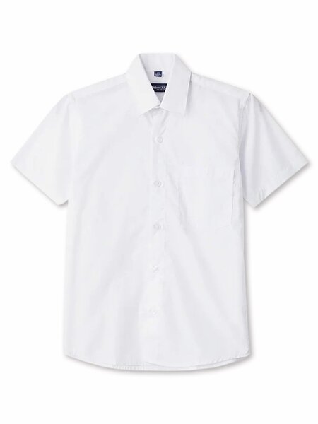 Рубашка Мальчикам Китай Белый Без рисунка (фото 1)