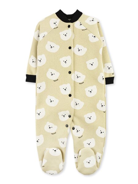 Комбинезон Новорождённым Юлала Бежевый Мишки (фото 1)