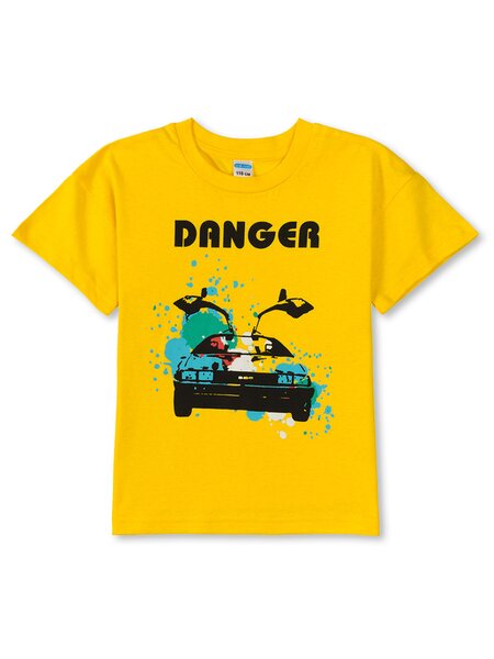 Футболка Мальчикам Sladikmladik Жёлтый Машина (фото 1)