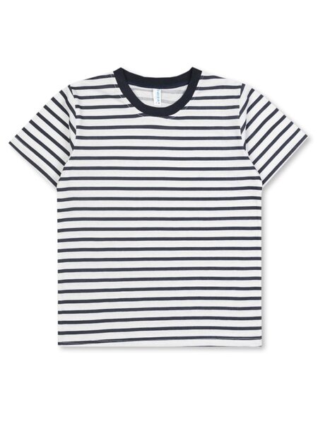 Футболка Мальчикам Takro Белый; Чернильный Полоска (фото 1)