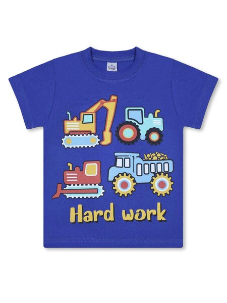 Футболка Мальчикам Bonito Ультрамарин Техника (фото 1)
