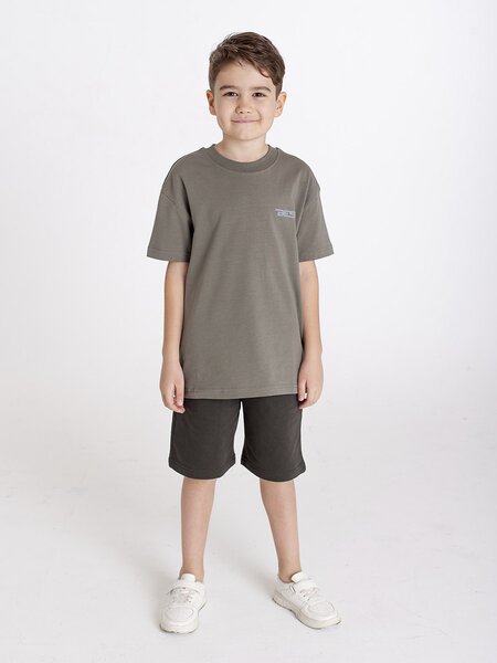 Футболка Мальчикам Takro Хаки Надпись (фото 1)