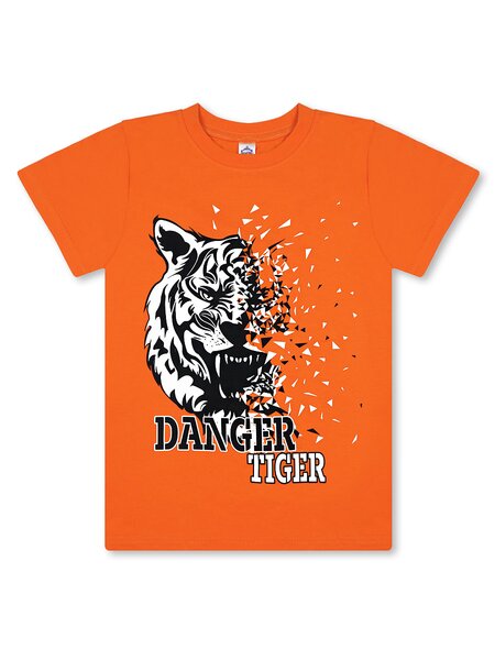 Футболка Мальчикам Bonito Оранжевый Тигр (фото 1)