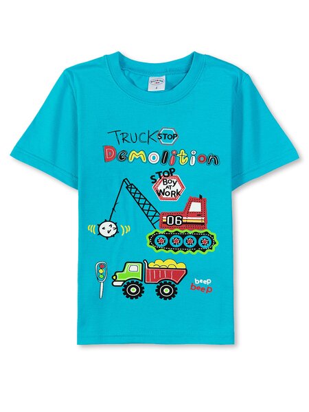 Футболка Мальчикам Узбекистан Голубой Техника (фото 1)