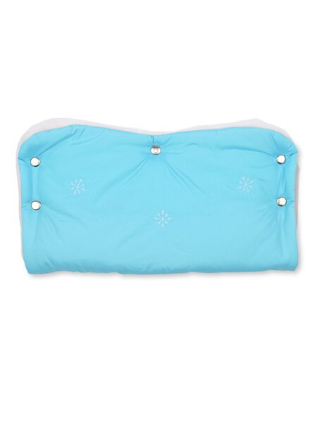 Муфта для рук Новорождённым Россия Бирюзовый Снежинки (фото 1)