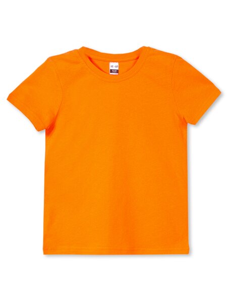 Футболка Мальчикам Le&lo Оранжевый Без рисунка (фото 1)