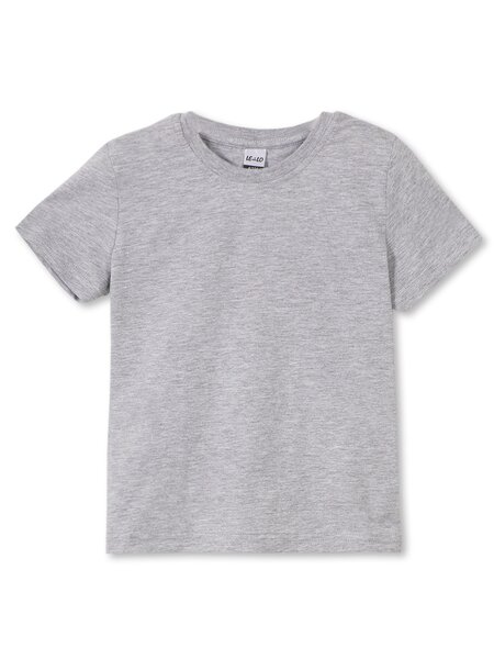 Футболка Мальчикам Le&lo Серый меланж Без рисунка (фото 1)