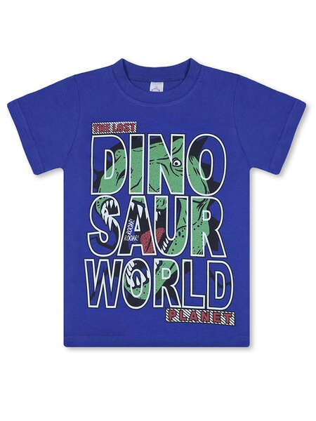 Футболка Мальчикам Bonito Ультрамарин Надпись (фото 1)