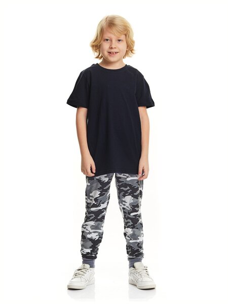 Футболка Мальчикам Le&lo Чёрный Без рисунка (фото 2)