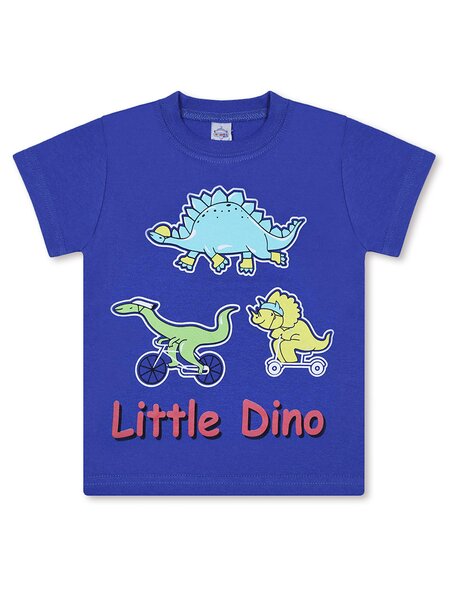 Футболка Мальчикам Bonito Ультрамарин Динозаврики (фото 1)
