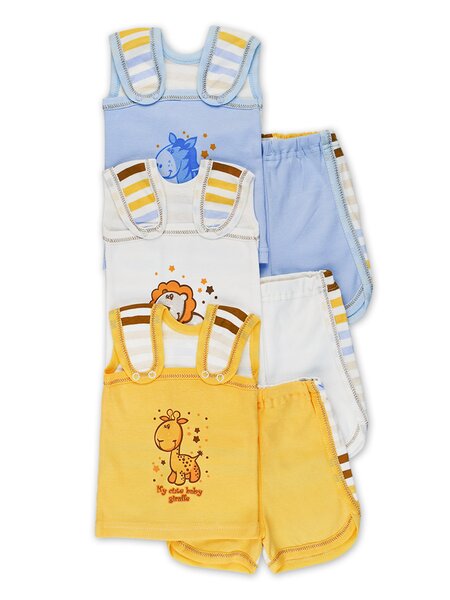 Комплект Новорождённым Россия Микс Зверята (фото 1)