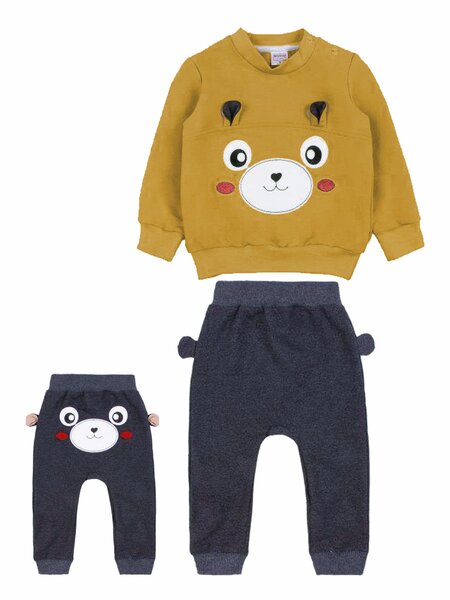 Комплект Новорождённым Bonito Горчичный Мордочка (фото 1)