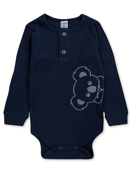 Боди Новорождённым Bonito Чернильный Коала (фото 1)