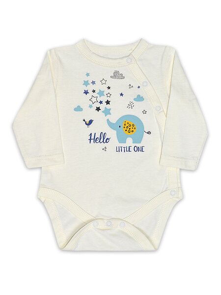 Боди Новорождённым Лунёва Молочный Слоник (фото 1)