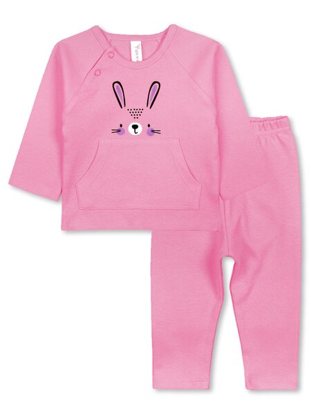 Комплект Новорождённым Takro Розовый Зайка (фото 1)