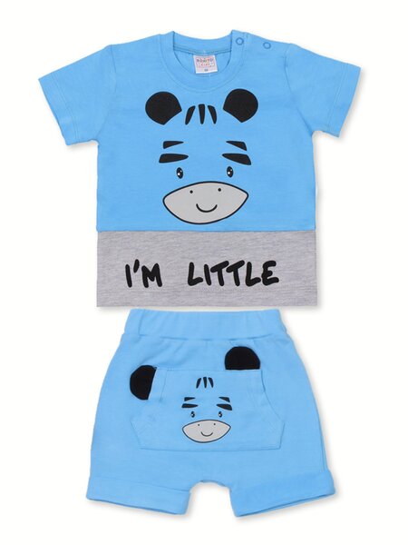 Комплект Новорождённым Bonito Голубой Мордочка (фото 1)