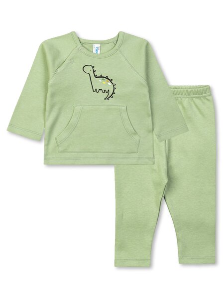 Комплект Новорождённым Takro Оливковый Динозавр (фото 1)