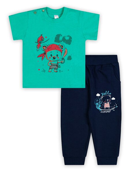 Комплект Новорождённым Takro Мятный; Чернильный Мишка (фото 1)