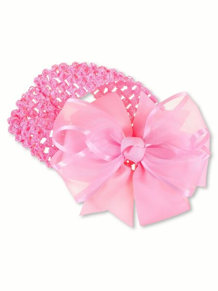Повязка Новорождённым Baby`s joy Розовый Бантик (фото 1)