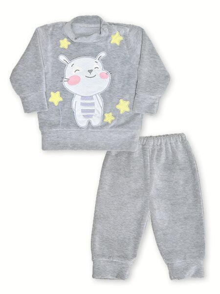 Комплект Новорождённым Лунёва Серый Зверёк (фото 1)