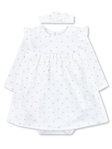 Комплект Новорождённым Юлала Молочный Бантики (фото 1)