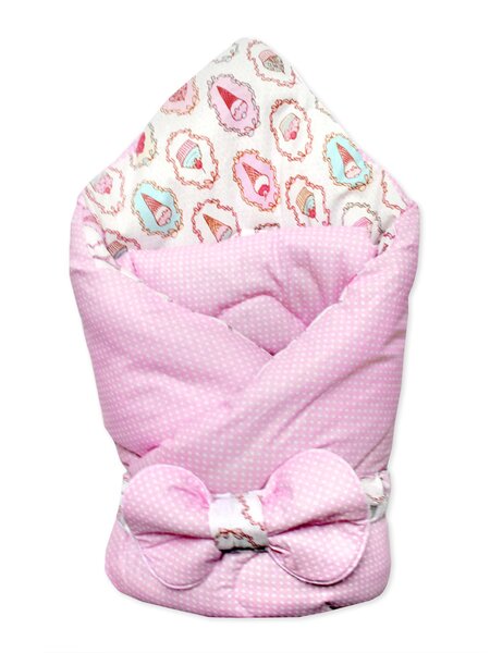 Комплект на выписку весна-осень Новорождённым Россия Белый; Розовый Сладости (фото 1)