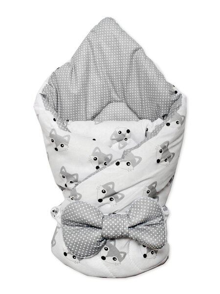 Комплект на выписку весна-осень Новорождённым Россия Белый; Серый Волчонок (фото 1)