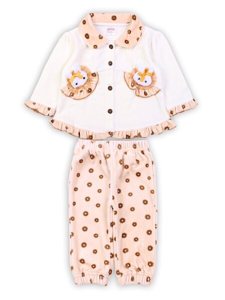 Комплект Новорождённым Bonito Молочный Зайки (фото 1)