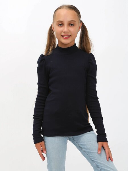 Джемпер Девочкам Ивашка Чернильный Без рисунка (фото 1)