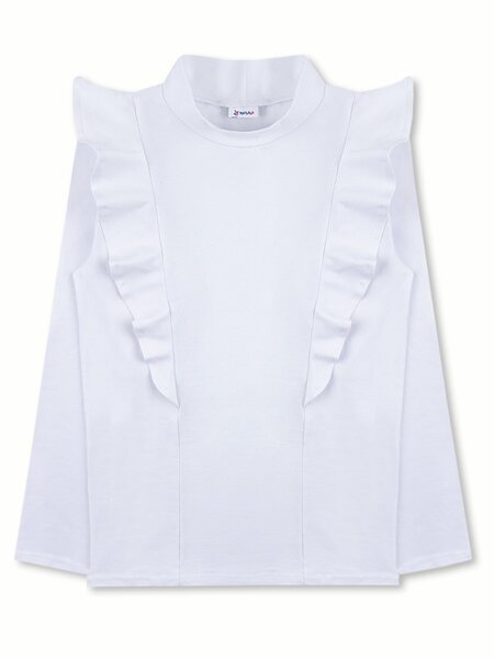 Джемпер Девочкам Юлала Белый Без рисунка (фото 1)