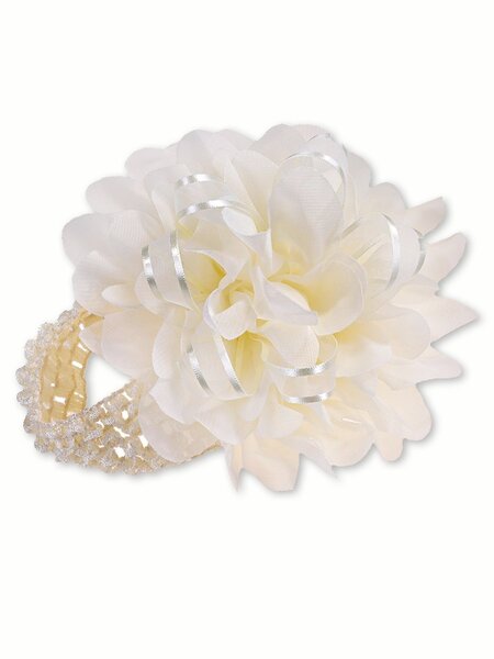 Повязка Новорождённым Baby`s joy Экрю Цветок (фото 1)