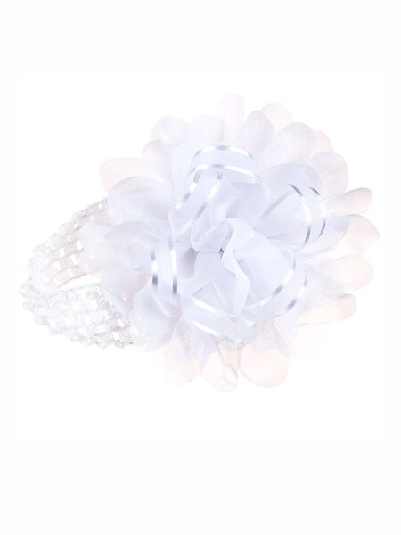 Повязка Новорождённым Baby`s joy Белый Цветок (фото 1)