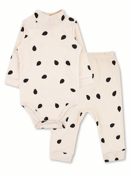 Комплект Новорождённым Юлала Бежевый Пятнышки (фото 1)