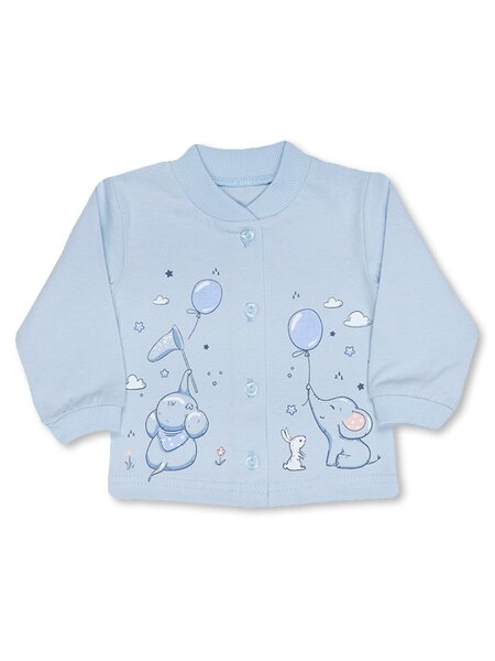 Кофточка Новорождённым Лунёва Голубой Пират (фото 2)
