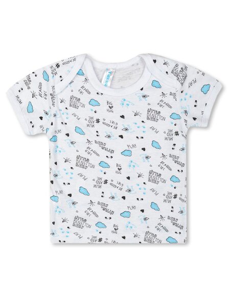 Футболка Новорождённым Takro Белый Облака (фото 1)