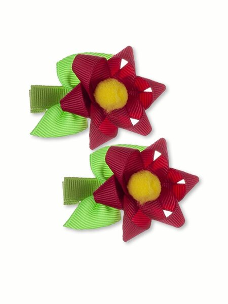 Зажим для волос, 2 шт Девочкам Baby`s joy Микс Цветок (фото 1)