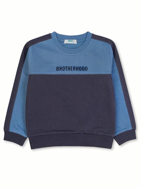 Джемпер Мальчикам Takro Серо-синий; Графит Надпись (фото 1)