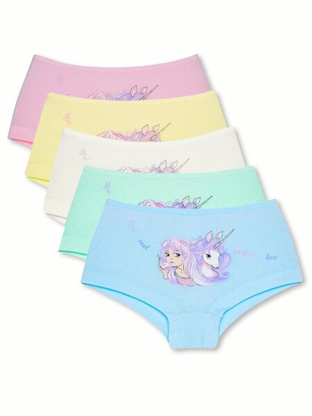 Трусики-шортики Девочкам Donella Микс Единорог (фото 1)