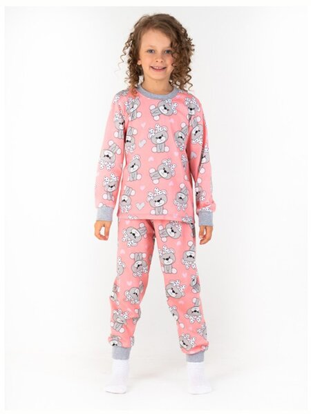 Пижама Девочкам Россия Розовый Мишки (фото 1)