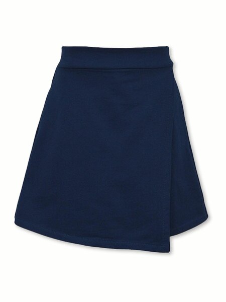 Юбка-шорты Девочкам Лунёва Чернильный Без рисунка (фото 1)