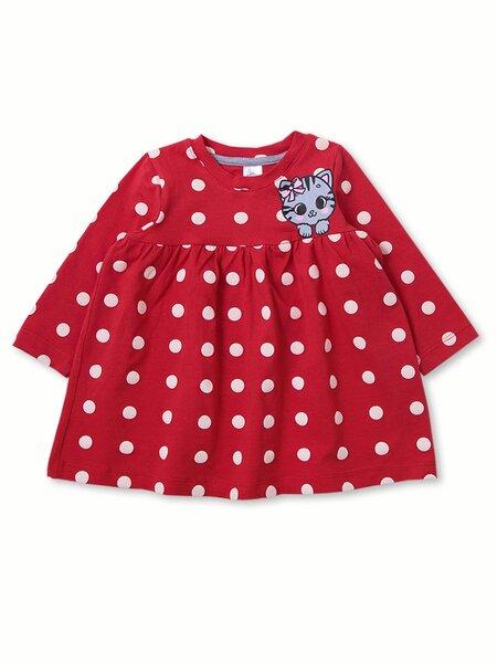 Платье Девочкам Bonito Красный Котёнок (фото 1)
