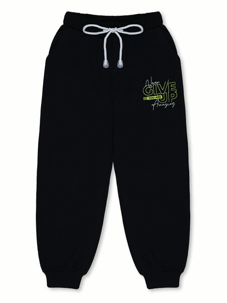 Брюки Мальчикам Bonito Чёрный Надпись (фото 1)