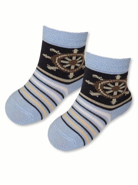 Носки Мальчикам Para socks Голубой Штурвал (фото 1)