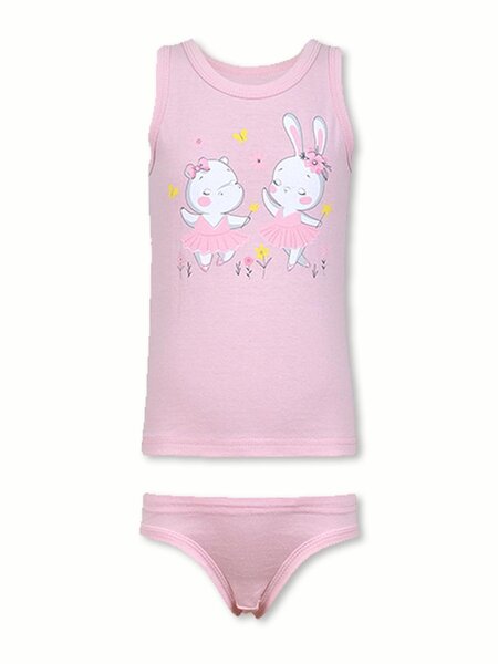 Комплект Девочкам Лунёва Розовый Зверята (фото 1)