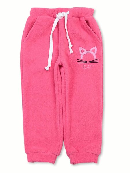 Брюки Девочкам Bonito Розовый яркий Кошка (фото 1)