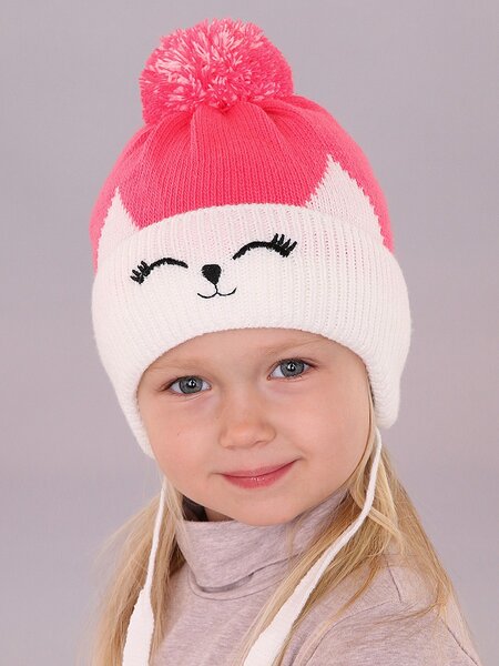 Шапка Девочкам Россия Микс Мордочка (фото 1)