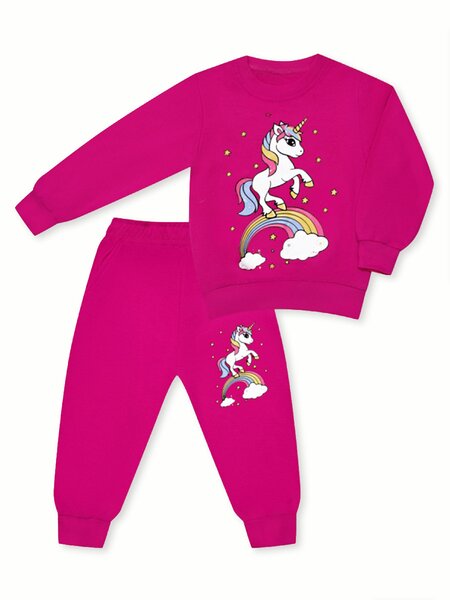 Костюм Девочкам Россия Малиновый Единорог (фото 1)